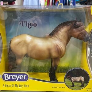 Breyer Draft Horse Figurine - Tan and Black